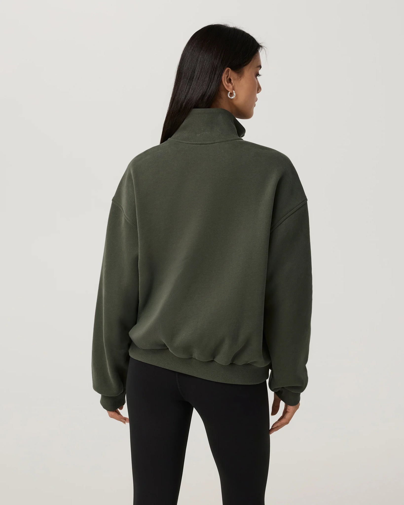 Vuori Restore OS Half Zip Women Army