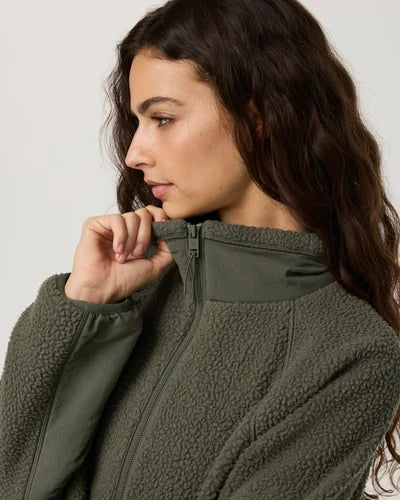 Vuori Alpine Jacket Women Army