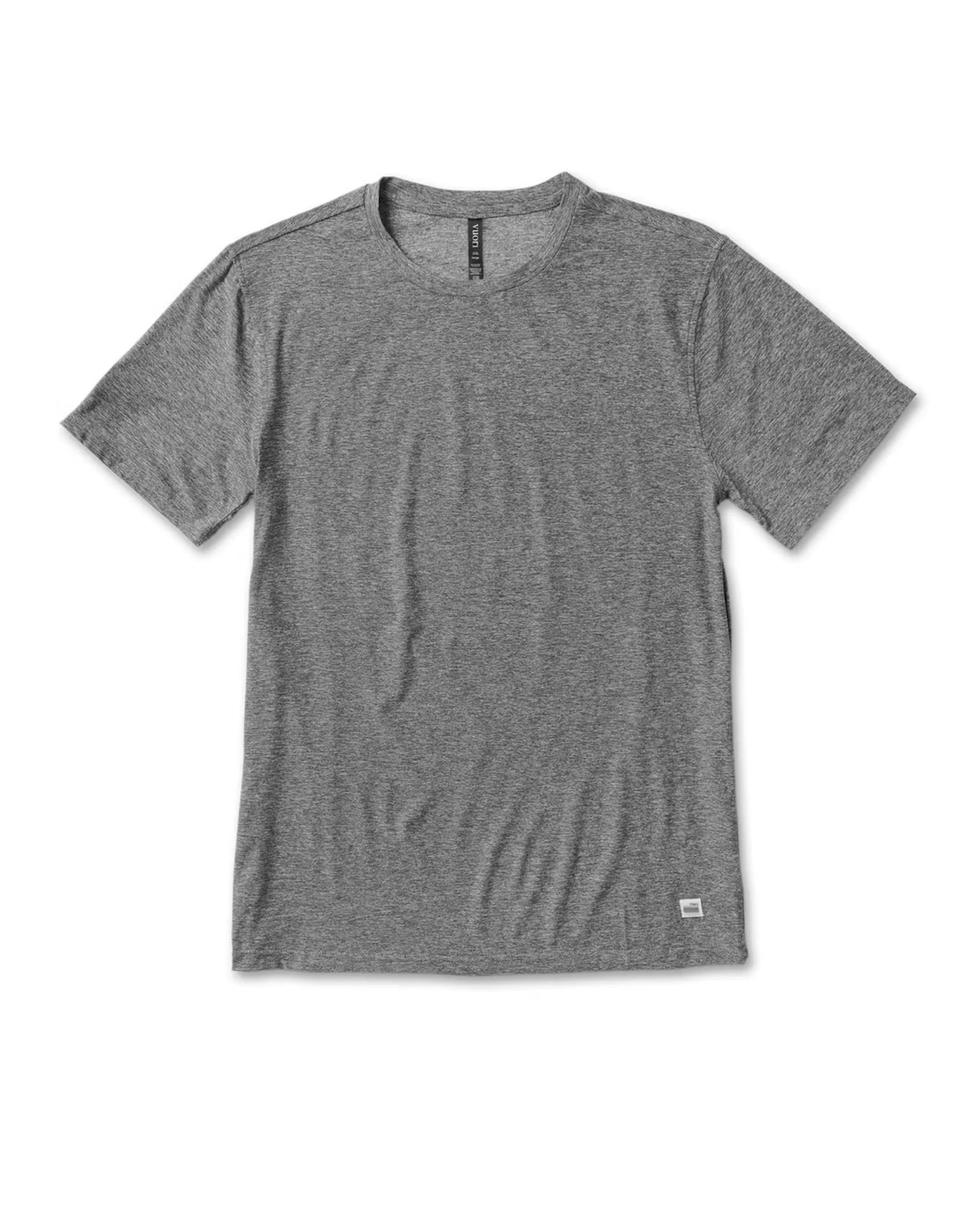 Vuori Strato Tech Tee Men Heather Grey