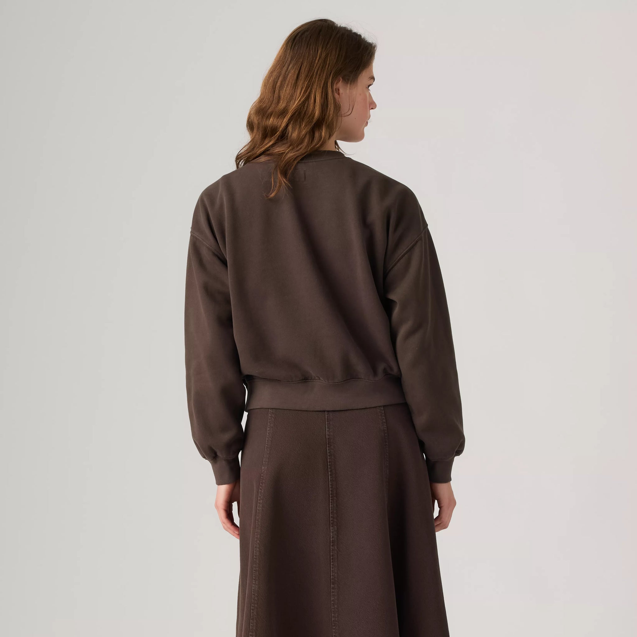 Levi's Vintage Boxy Sweatshirt Women Brown