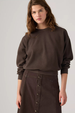 Levi's Vintage Boxy Sweatshirt Women Brown