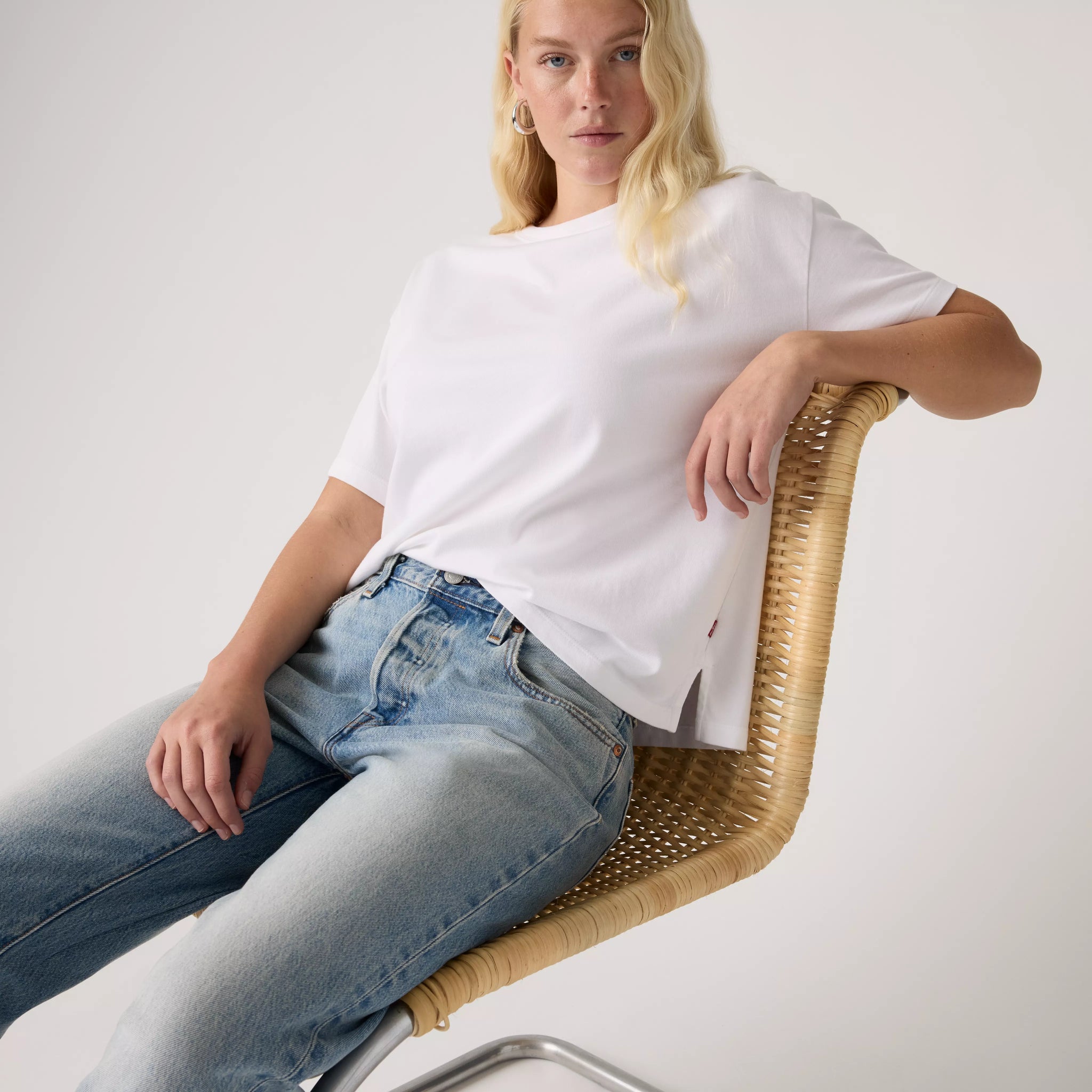 Levi's Vintage SS Tee Women Bright White Heavyweight