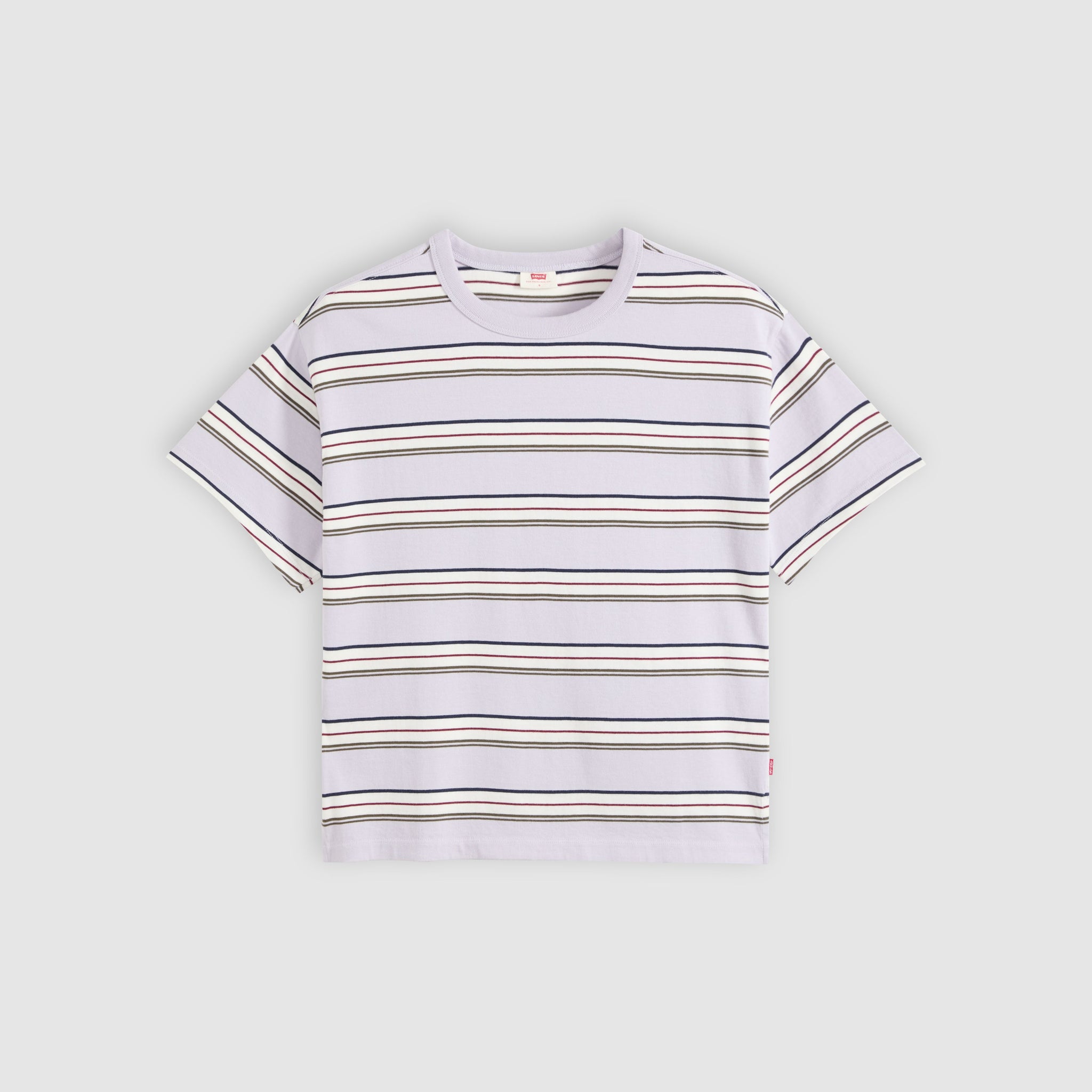 Levi's Vintage SS Tee Women Vida Stripe Lavender Blue