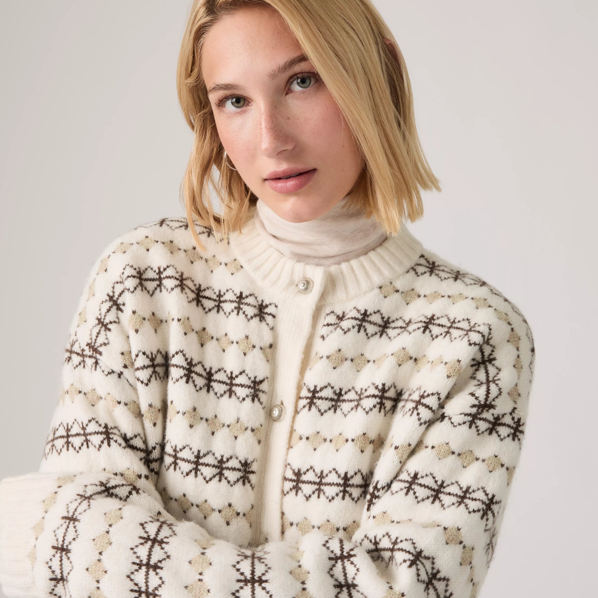 Levi's Charlotte Crewneck Cardigan Women Claire