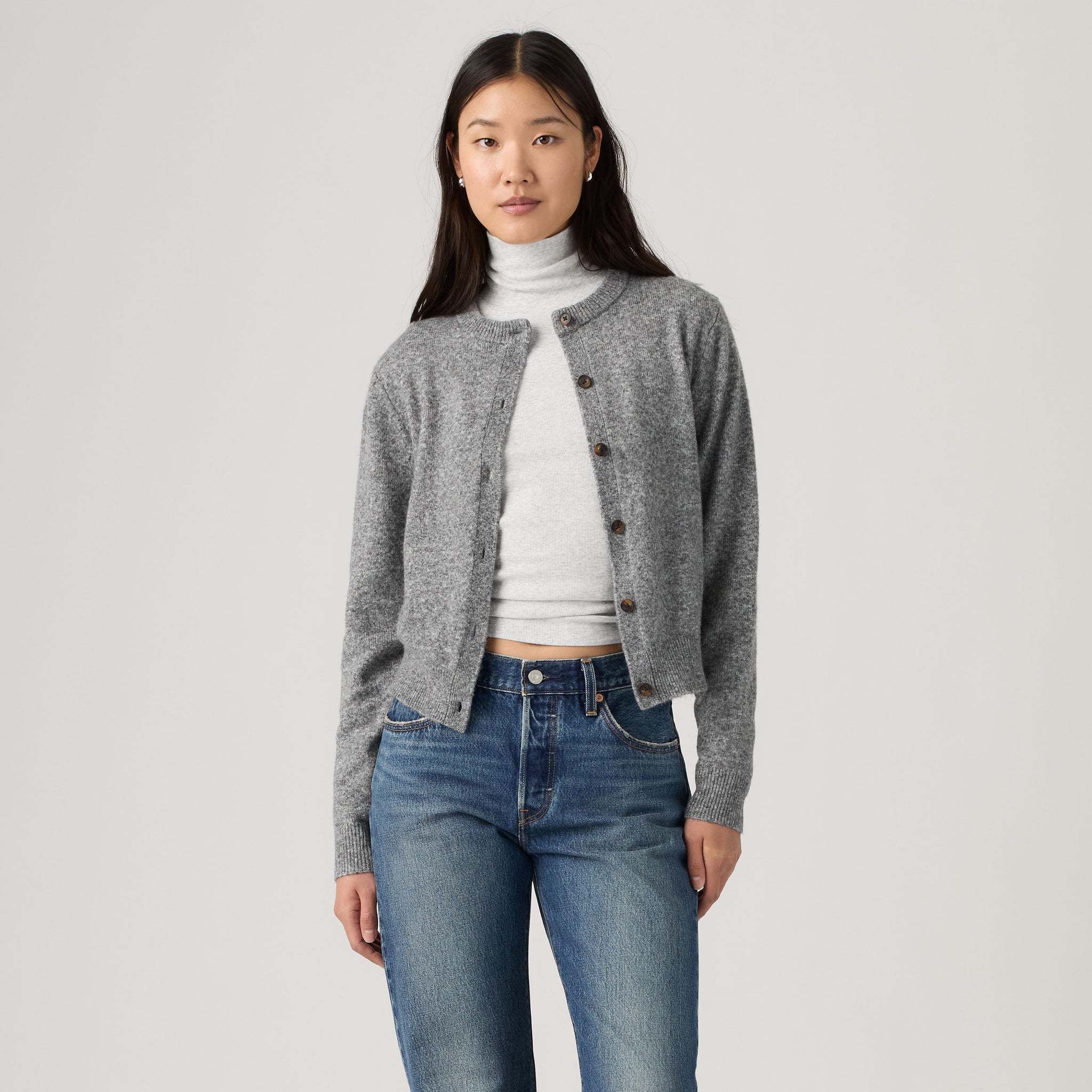 Levi's Claire Caridgan Women Dark Heather