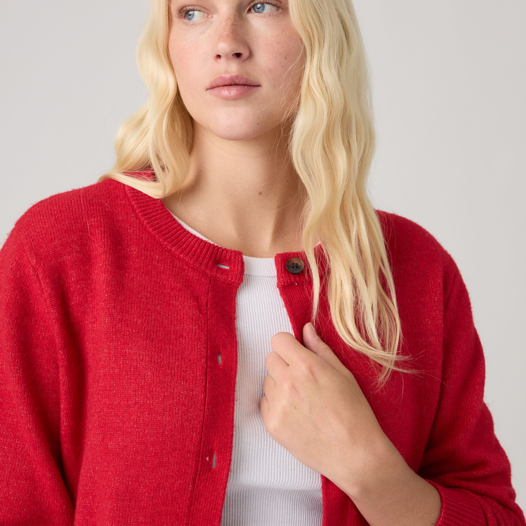 Levi's Claire Caridgan Women True Red