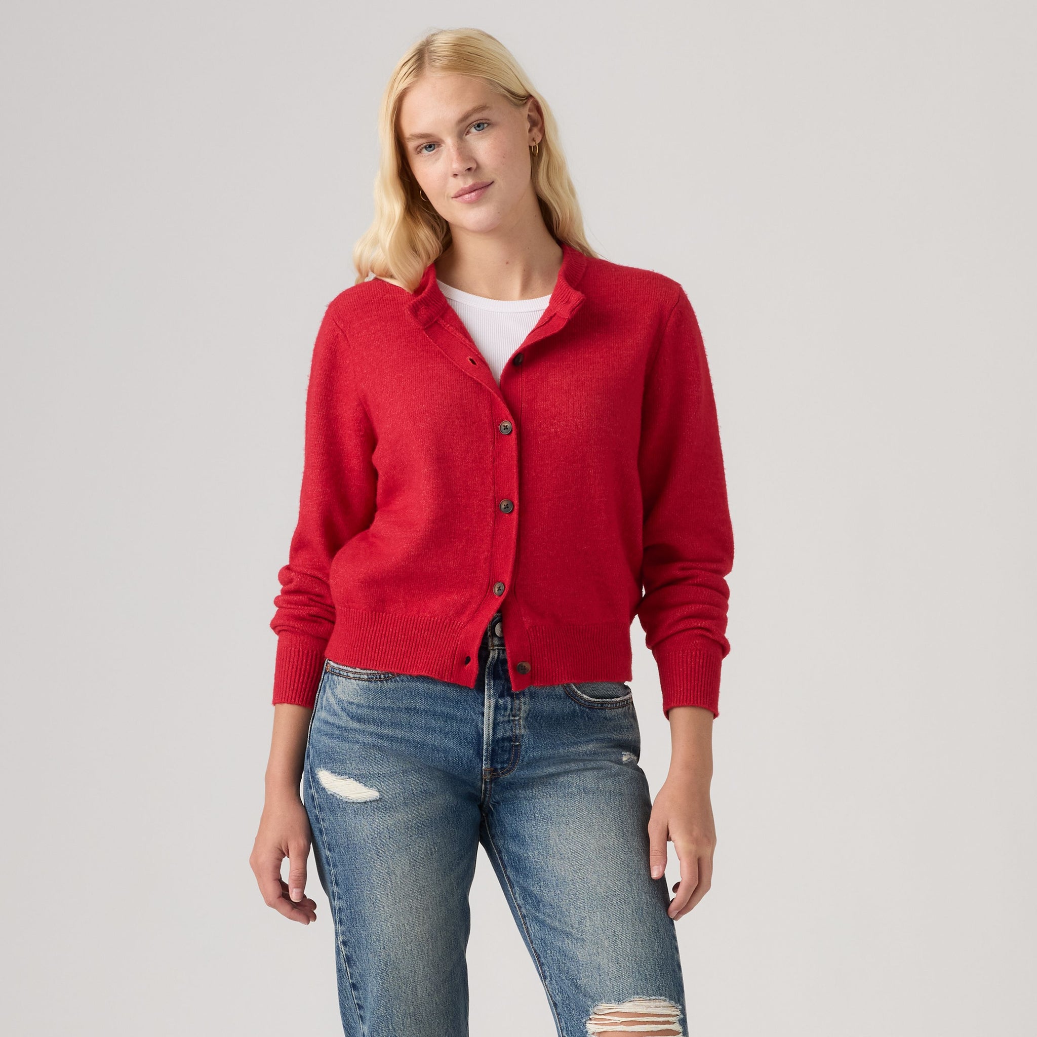 Levi's Claire Caridgan Women True Red