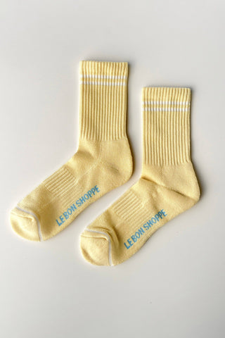 Le Bon Boyfriend Socks: Lemonade