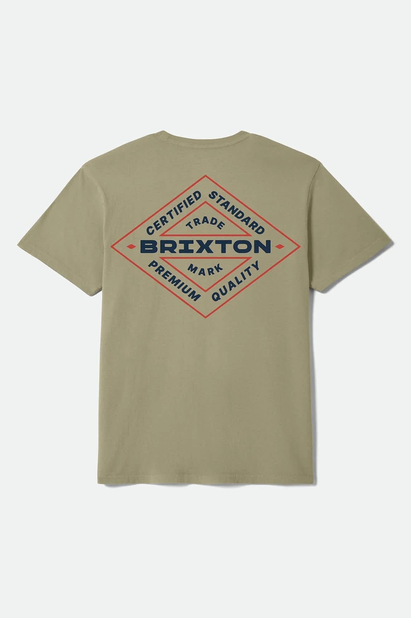 Brixton Lowry S/S Standard Tee Men Olive Surplus/Worn Wash