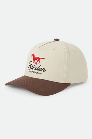 Brixton Leisure Snapback Khaki/Coco
