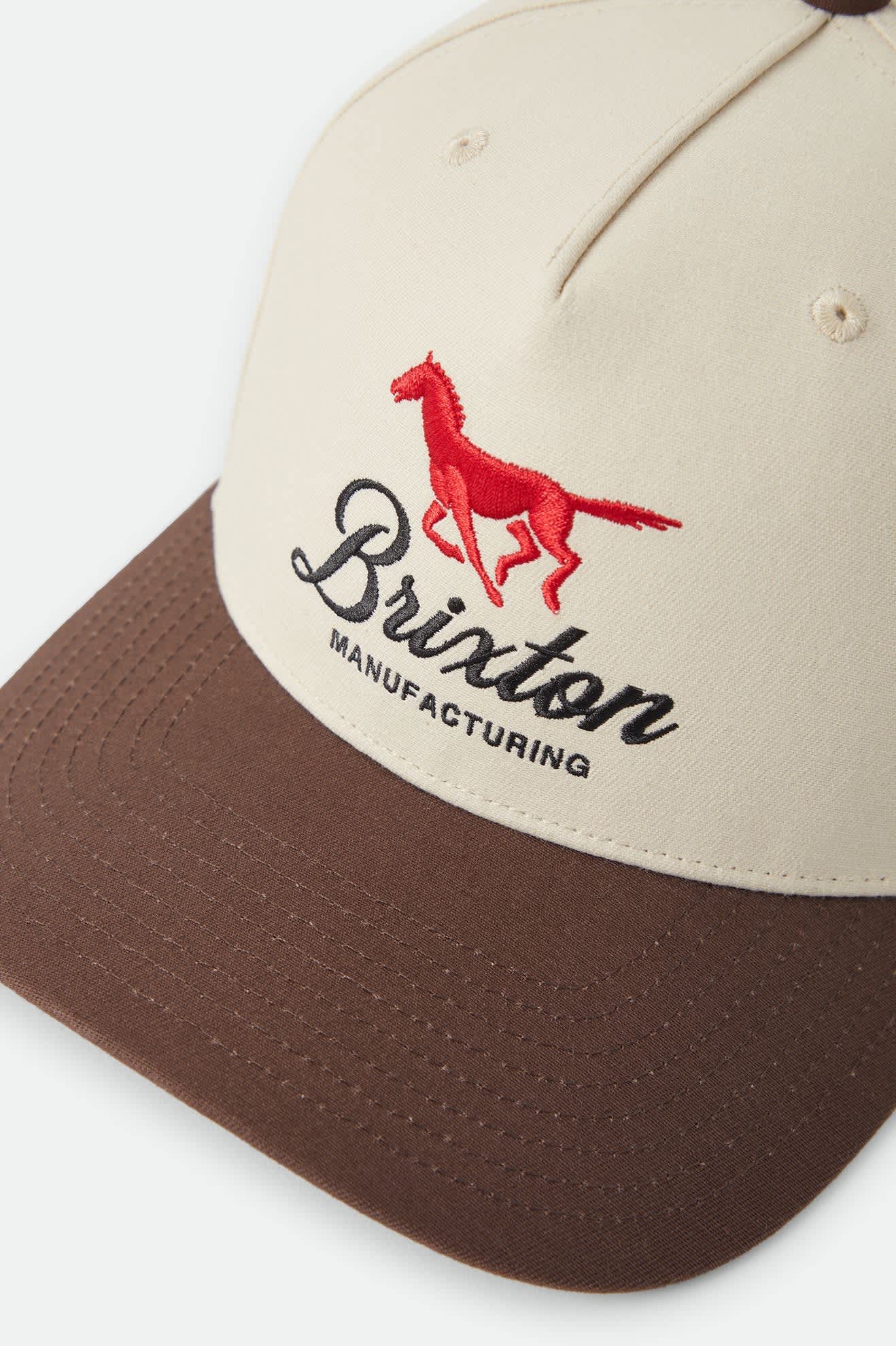 Brixton Leisure Snapback Khaki/Coco