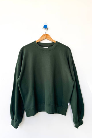 Le Bon Shoppe French Terry Core Sweatshirt Women Cedar Green