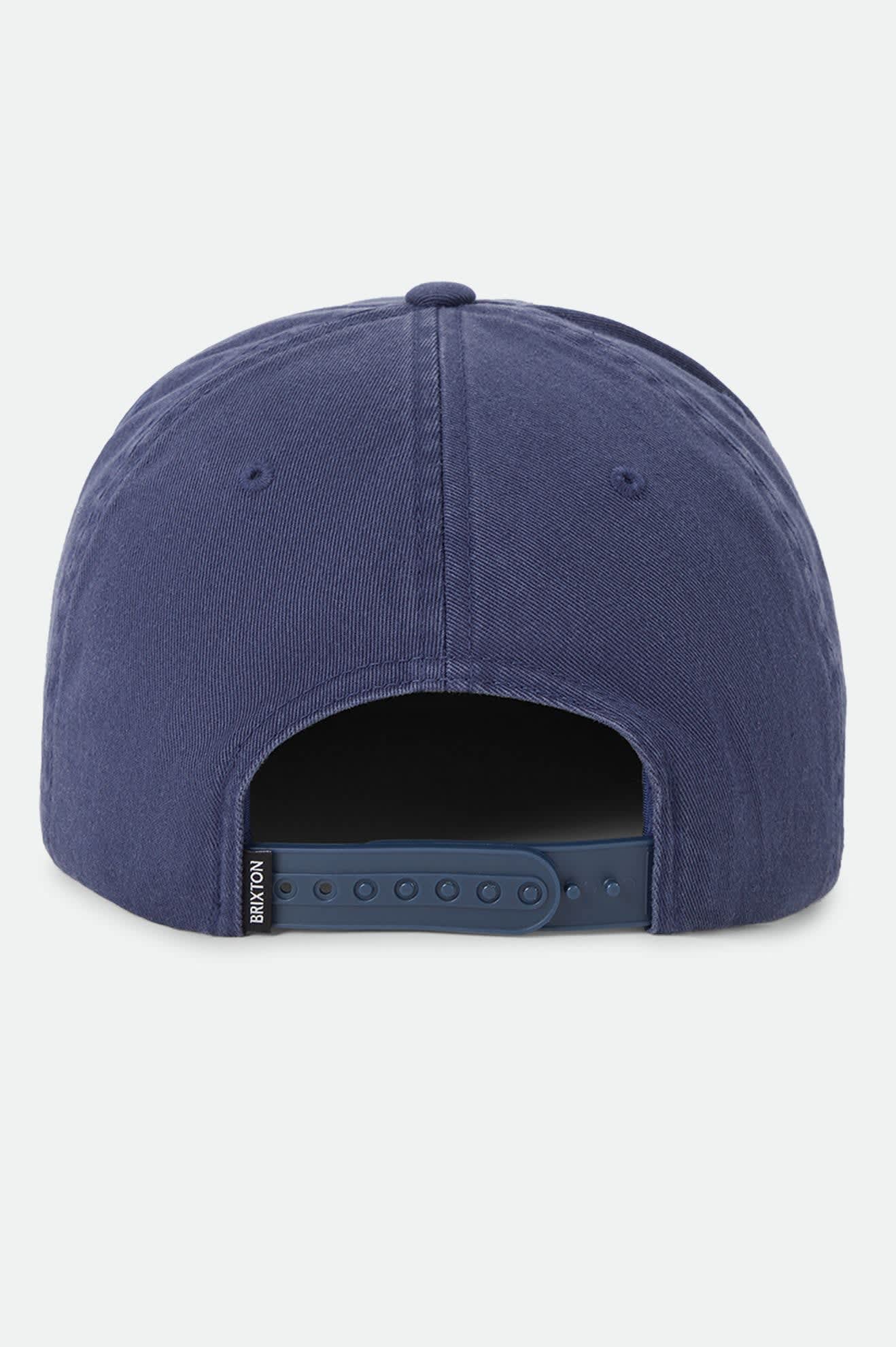 Brixton Trademark Snapback Washed Navy