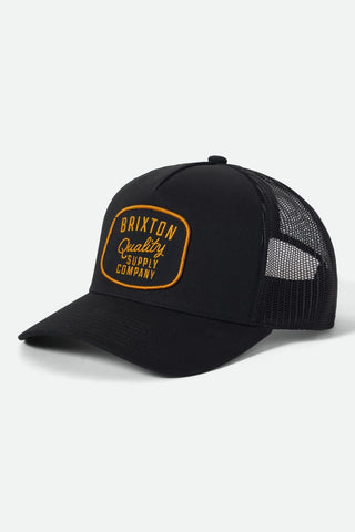 Brixton Hubal Netplus Snapback Black Black