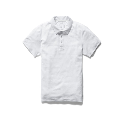 Reigning Champ Solotex Mesh Polo Men White