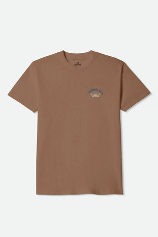 Brixton Stirrup S/S Standard Tee Men Brown Sugar