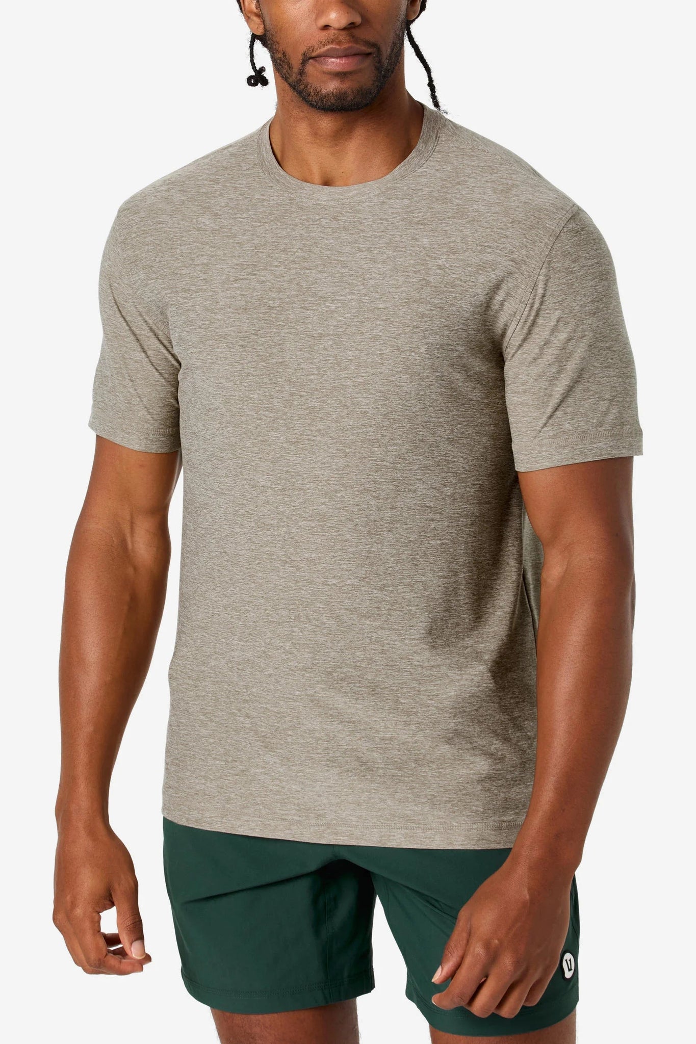 Vuori Strato Tech Tee Men Acorn Heather