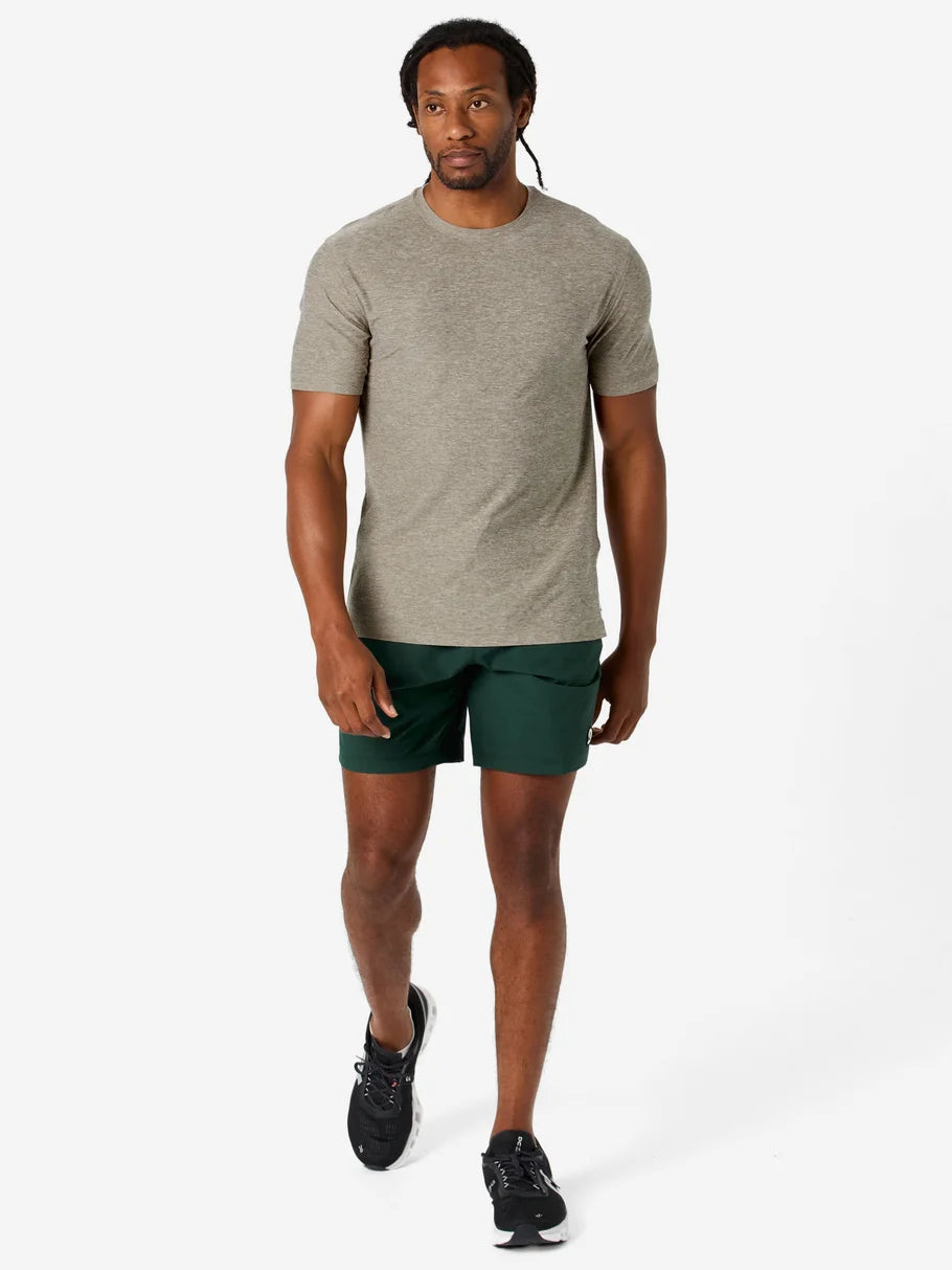 Vuori Strato Tech Tee Men Acorn Heather