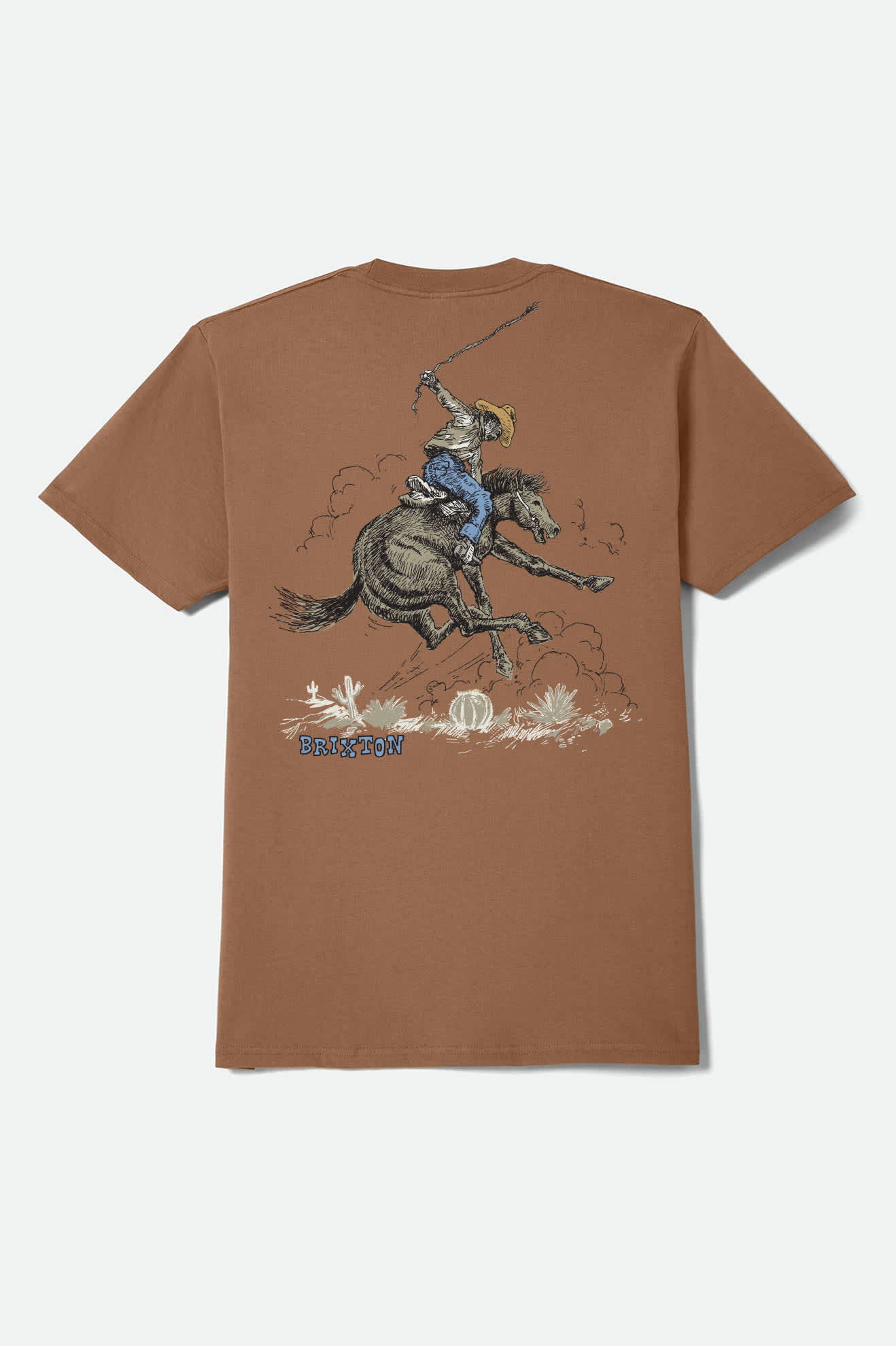 Brixton Stirrup S/S Standard Tee Men Brown Sugar