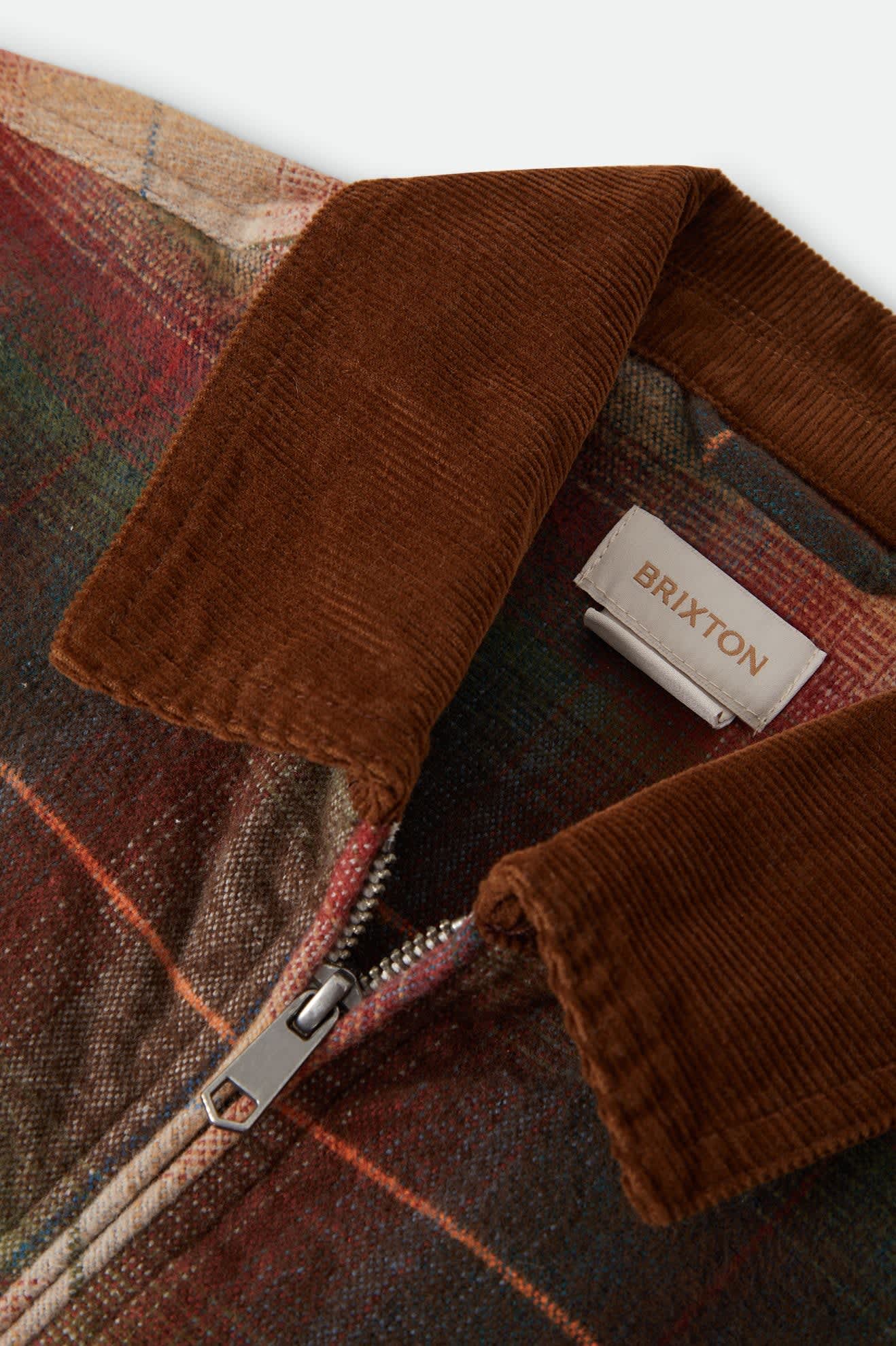 Brixton Mechanics Garage Zip Jacket Women Multi Shadow