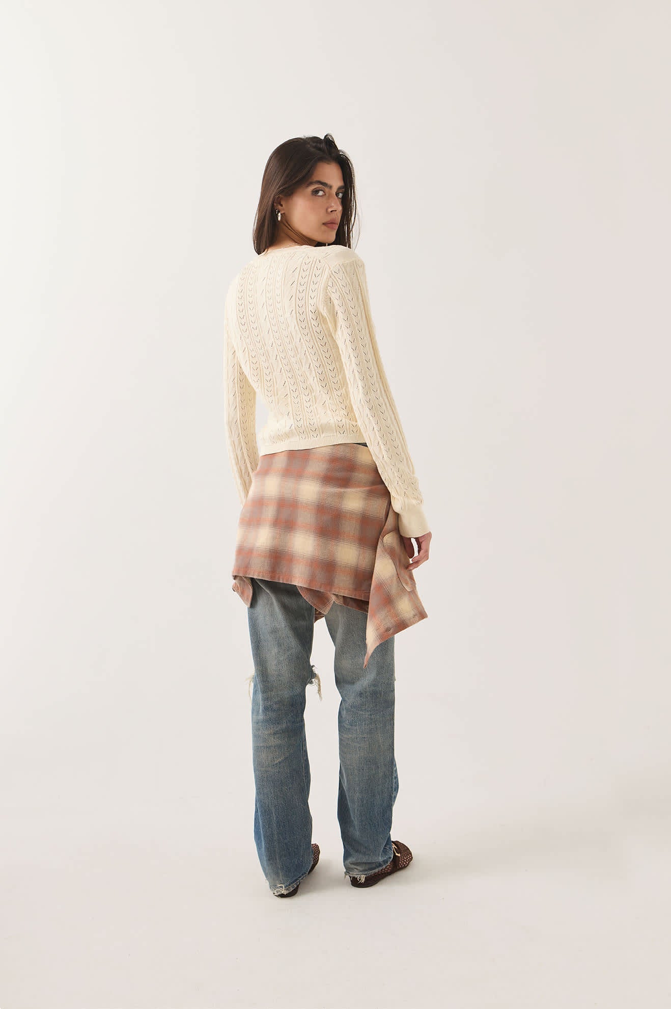 Brixton Bixby LW Cardigan Women Wax Paper