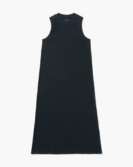 Richer Poorer Vintage Rib Column Dress Women Black