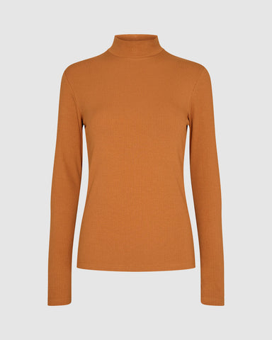 Minimum Mocki 2.0 L/S Tee Women Roasted Pecan