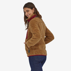 Patagonia Classic Retro-X Jacket Women Nest Brown Wax Red