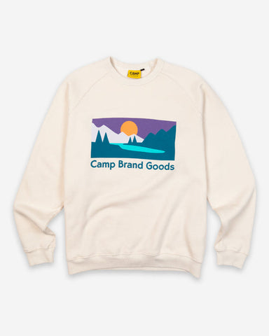 Camp Brand Goods Campers Delight Sweatshirt Unisex Marshmallow