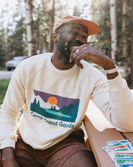 Camp Brand Goods Campers Delight Sweatshirt Unisex Marshmallow