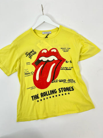 Daydreamer Rolling Stones 1978 Boyfriend Tee Women Citron