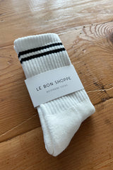 Le Bon Shoppe Boyfriend Socks Women Classic White