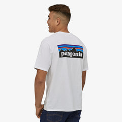 Patagonia P-6 Logo Responsibili-Tee Men White