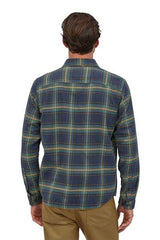 Patagonia Lightweight Fjord Flannel L/S Shirt Men Lawrence New Navy