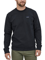 Patagonia P-6 Label Uprisal Crew Sweatshirt Men Black