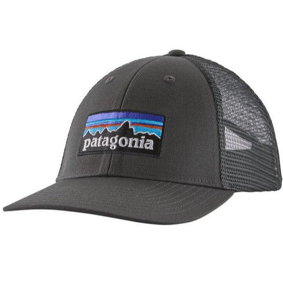 Patagonia P-6 Logo Trucker Hat Forge Grey