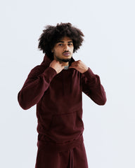 Reigning Champ Midweight Terry Pullover Hoodie Men Crimson