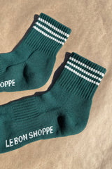 Le Bon Shoppe Girlfriend Socks Women Hunter Green