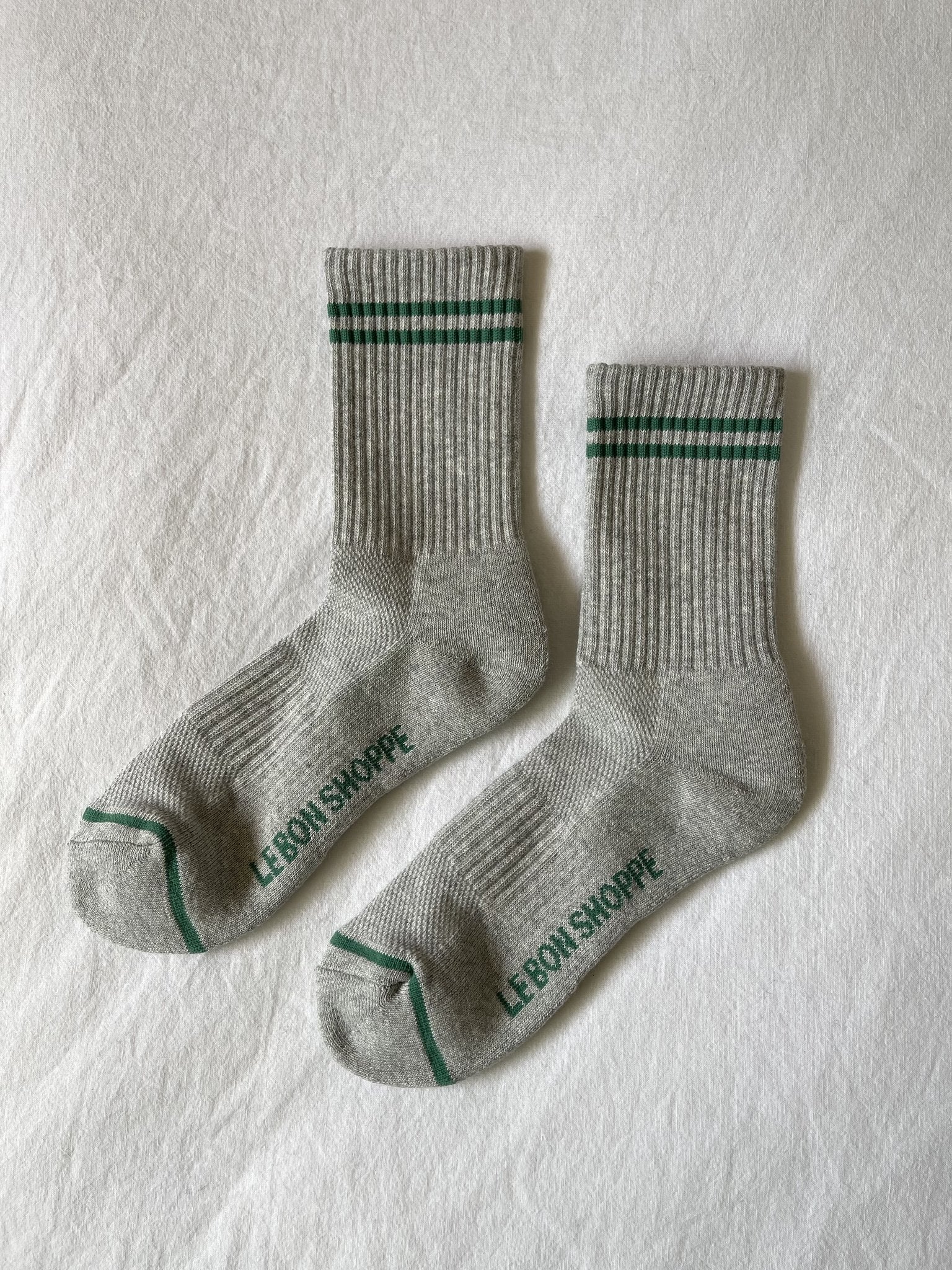 Le Bon Shoppe Boyfriend Socks Women Light Grey