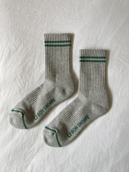 Le Bon Shoppe Boyfriend Socks Women Light Grey