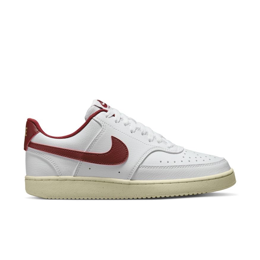 Nike Court Vision Low NN DH3158-106 Women White/Team Red-Muslin – Alta