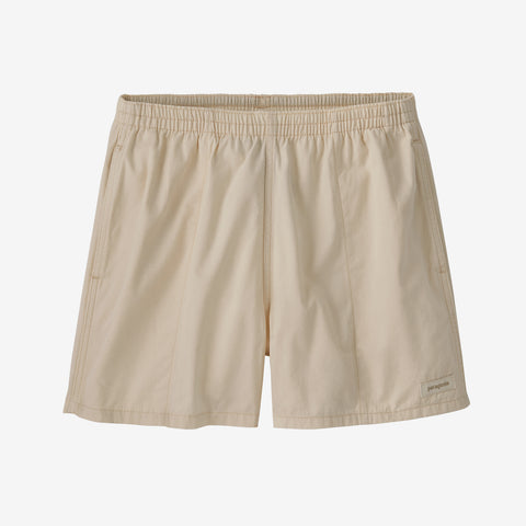 Patagonia Funhoggers Cotton 4 Inch Short Women Undyed Natural