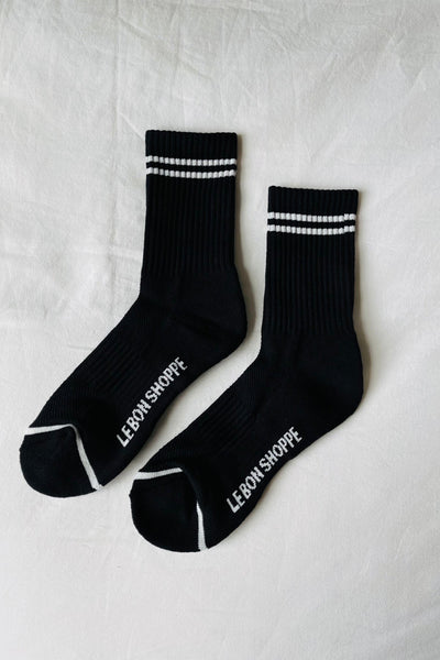 Le Bon Shoppe Boyfriend Socks Women Noir