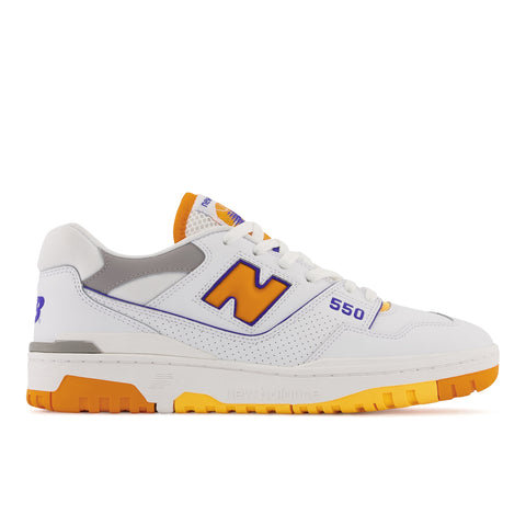 New Balance BB550WTO Men White Vibrant Orange