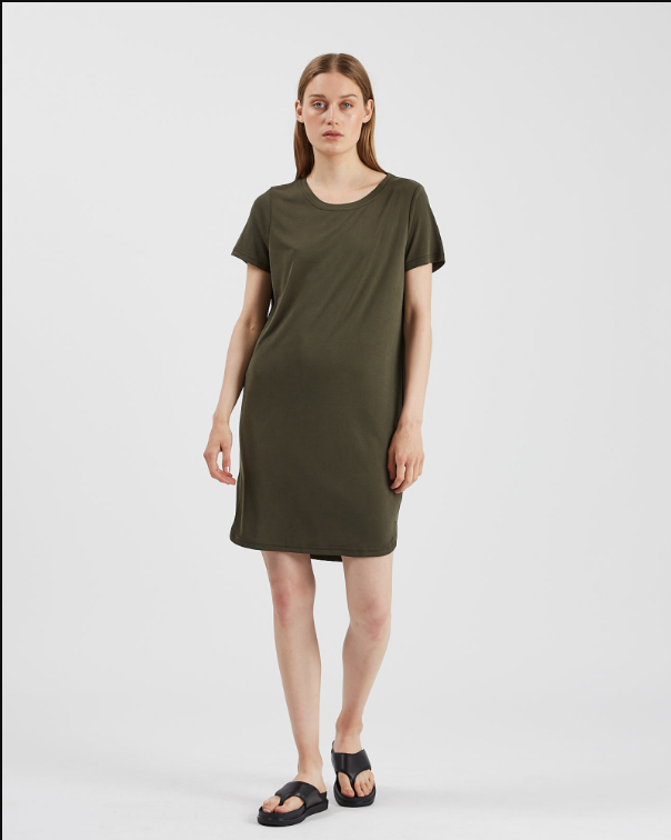 Minimum Larah Short Dress Women Racing Green