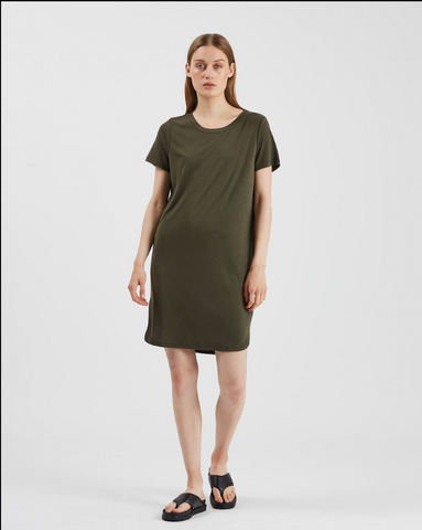 Minimum Larah Short Dress Women Racing Green